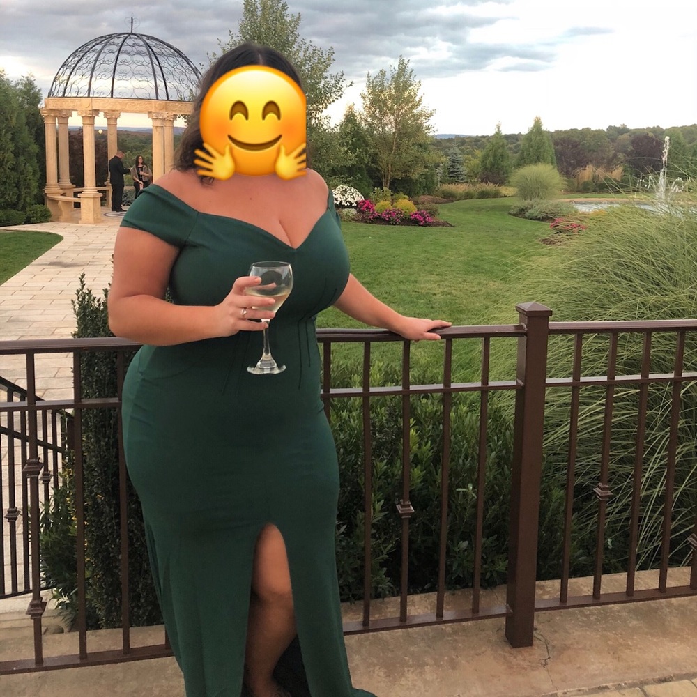 Windsor Fashion Plus Off Shoulder Gown